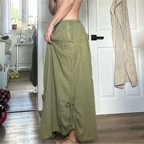 Free People Sage Green Maxi Skirt - Picture 3 of 3